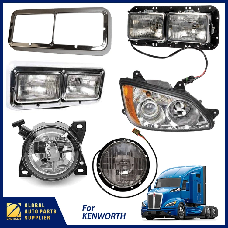 for Kenworth / Peterbilt Truck Body Parts Headlight / Panel / Grille / Bumper / Mirror / Bracket / Fender +200 Items