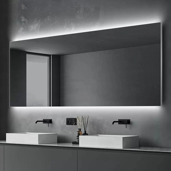 Oval Frameless Floor Mirrors Full Length Large Size LED Mirror for Bedroom Dressing Mirror Design