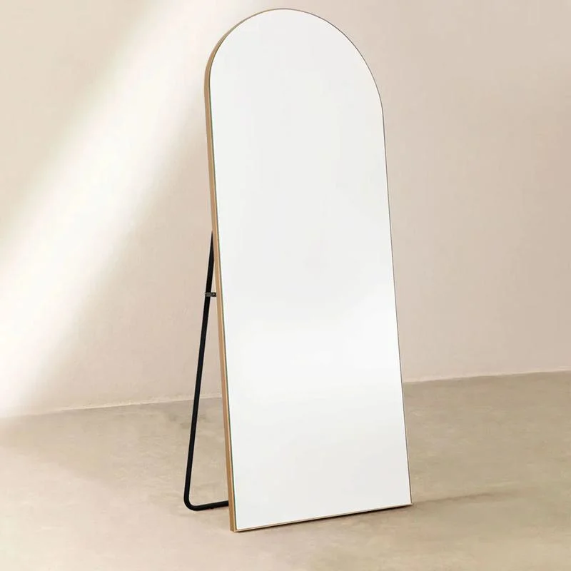 Arch Wood Framed Full Length Decorative Mirror