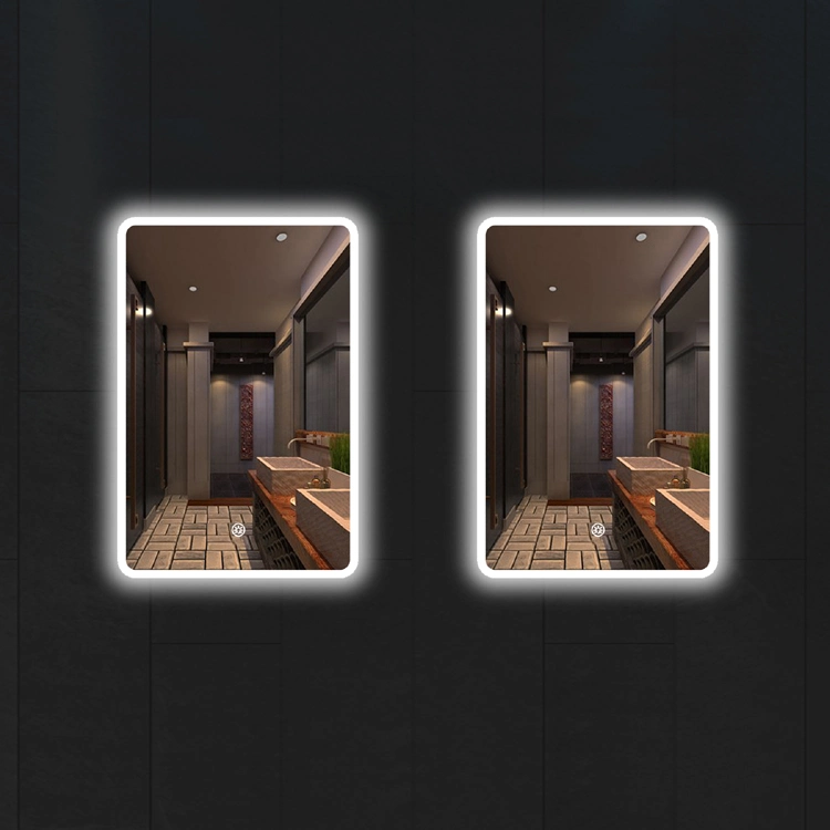 LED Smart Bathroom Vanity Mirror with Lights Hotel Wall Mounted Large Bathroom Mirror