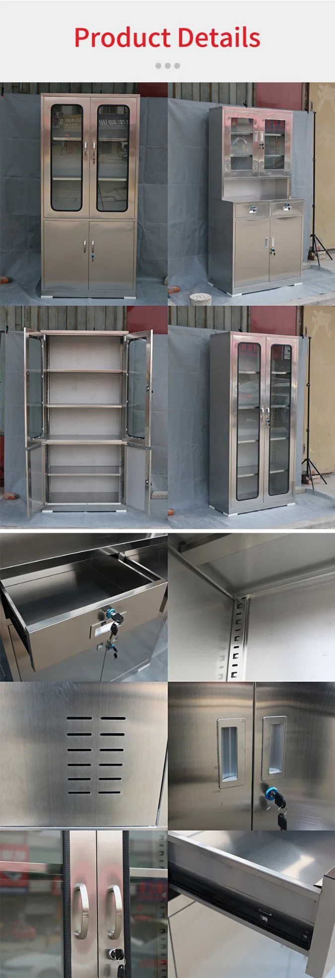 Stainless Steel Health and Safe Medicine Cabinet