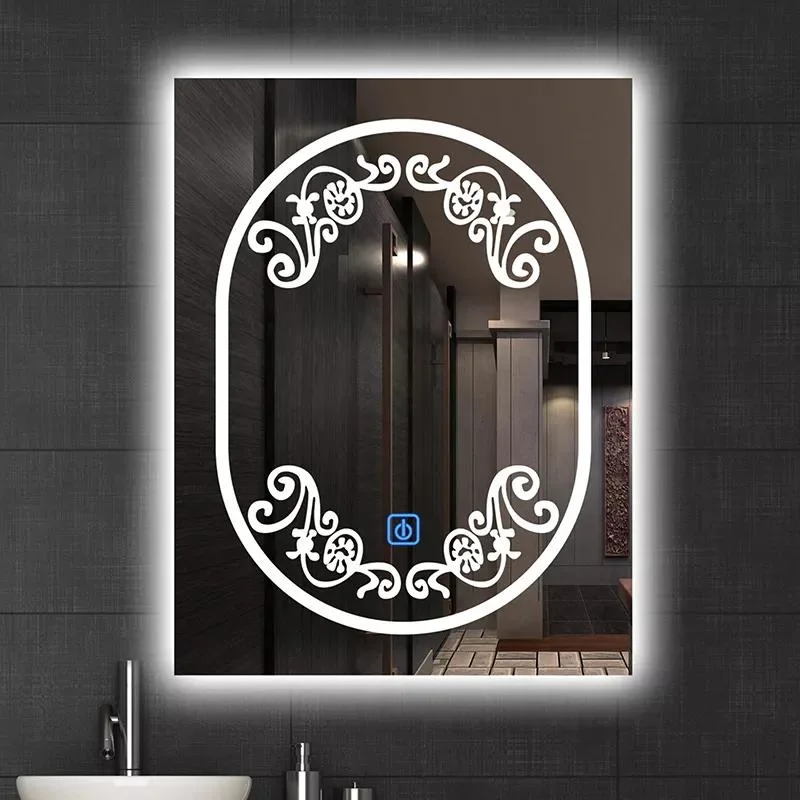 Multifunctional Detachable Design Customized Simple Bath Mirror with LED Light up Bathroom Mirrors Frameless LED Mirror