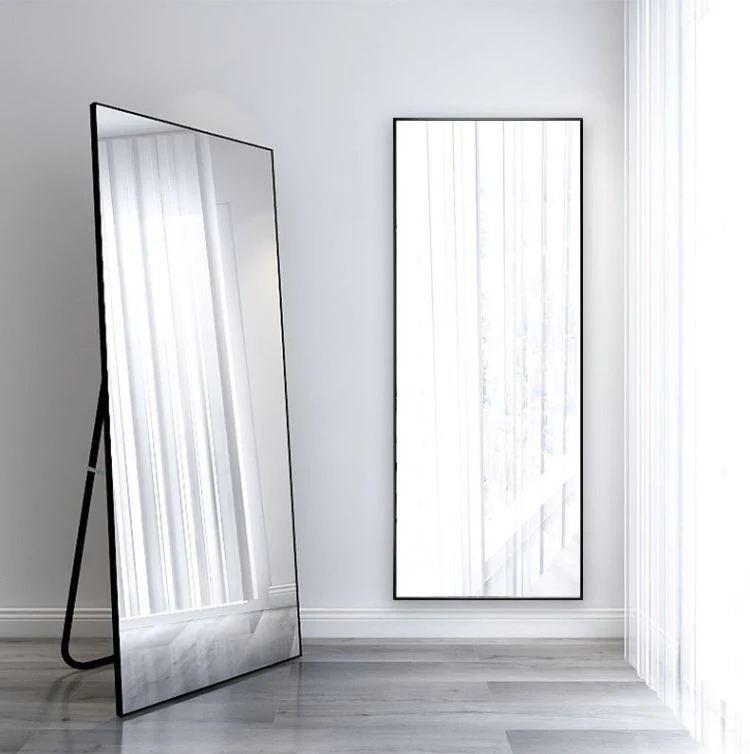 Customize Full Length Standing Rectangle Aluminium Alloy Framed Mirror Full-Length Mirror