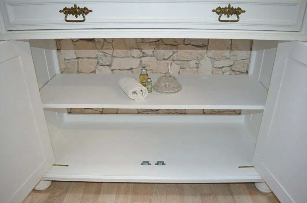 Country-Style Vanity Large Washbasin with Vanity Unit Nostalgic Bathroom Furniture