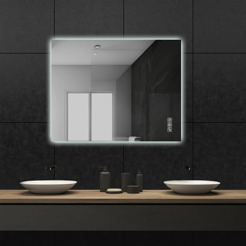 Luxury Smart Light Dressing up Mirror Bathroom LED Mirror with Touch Switch
