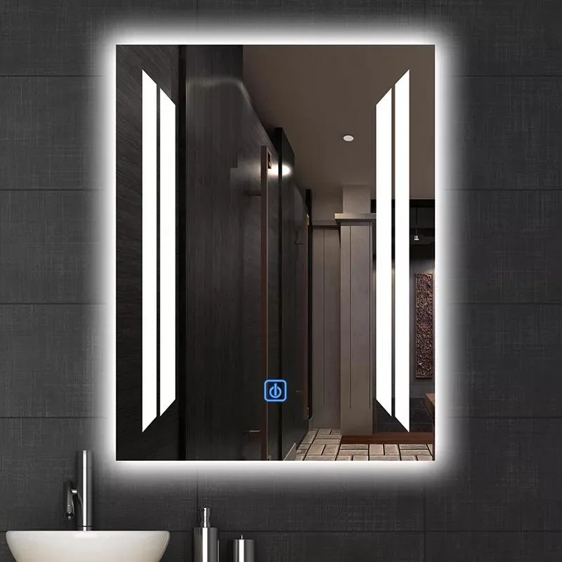 Multifunctional Detachable Design Customized Simple Bath Mirror with LED Light up Bathroom Mirrors Frameless LED Mirror