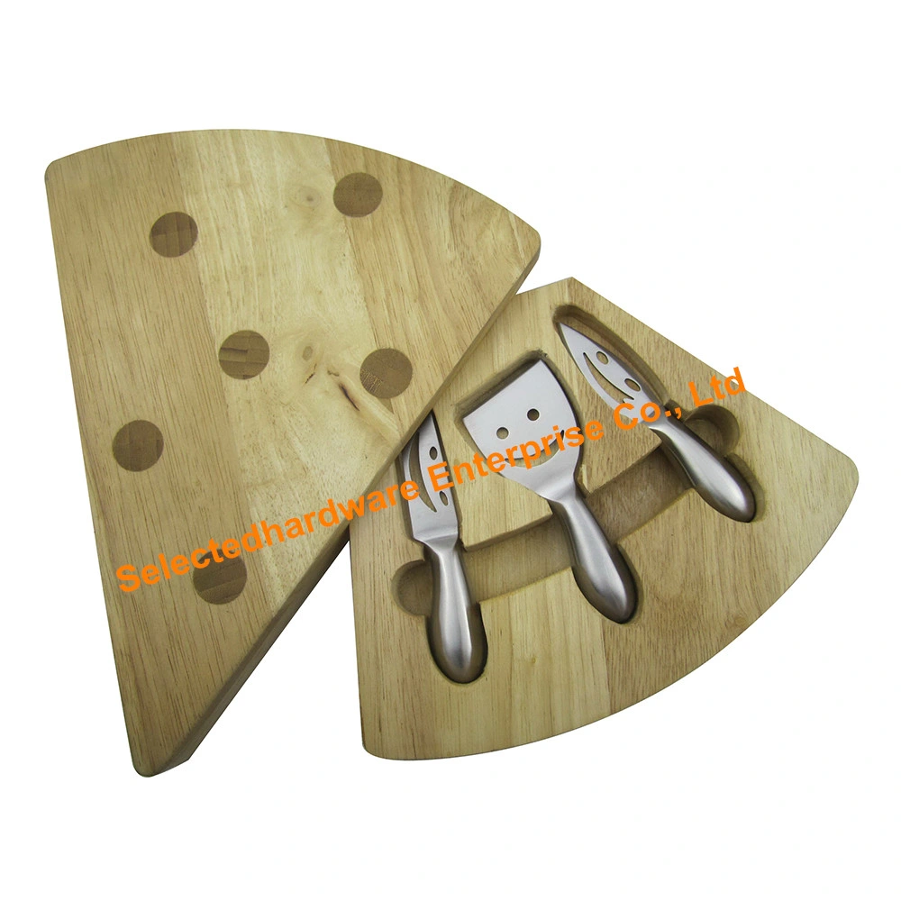 2PCS Hollow Handle Cheese Slicer Knife with Cutting Board