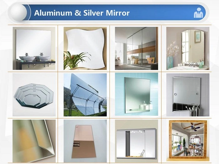 4mm Bronze Tinted Sliver Mirror with High Quality for Bathroom