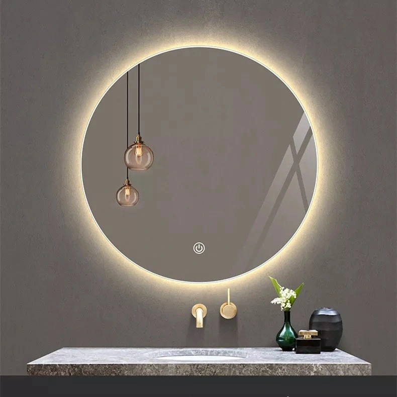 Espejo Smart Home Decoration Round LED Bath Room Mirror