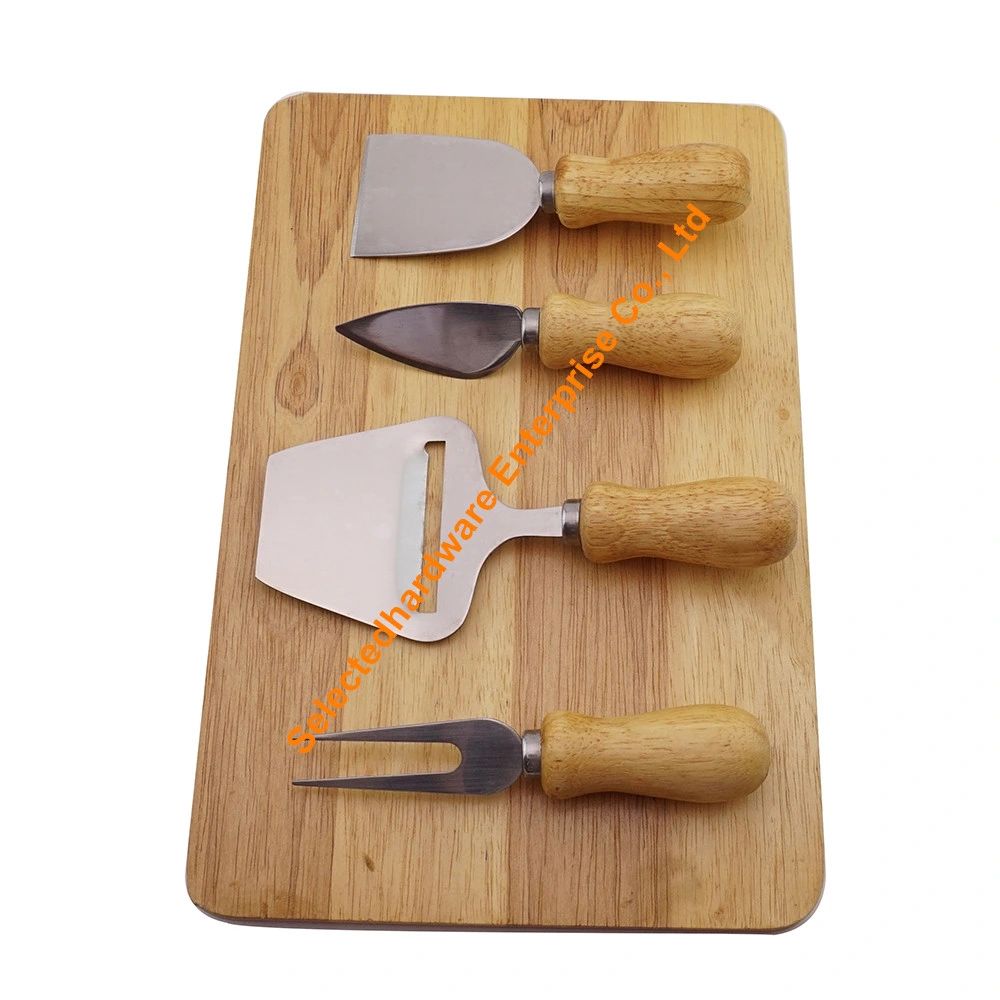 6PCS Cheese Plane and Fork Set Cheese Cutting Board Set Knife