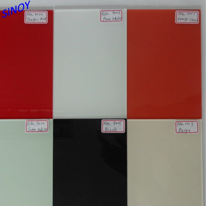 Customize Color Lacquered Decorative Glass with Paints 4mm