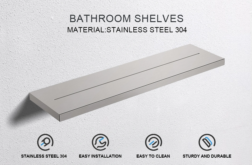 Bathroom Rack 304 Stainless Steel Bathroom Shelf