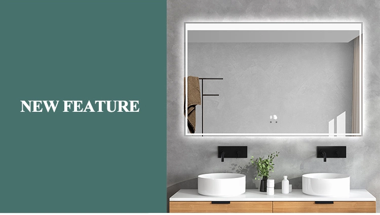 Wholesale LED Mirror IP66 Resort Wall Mount Bathroom Rectangular Shape Lighted Mirror Hotel Use