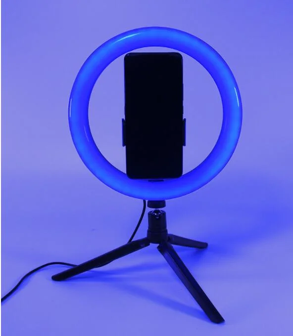 Selfie Light Ring Lights LED Circle Mini Light Rechargeable 3 Modes Makeup Fill Light Cell Phone Tablet Laptop Camera Photography Livestream Video Lighting