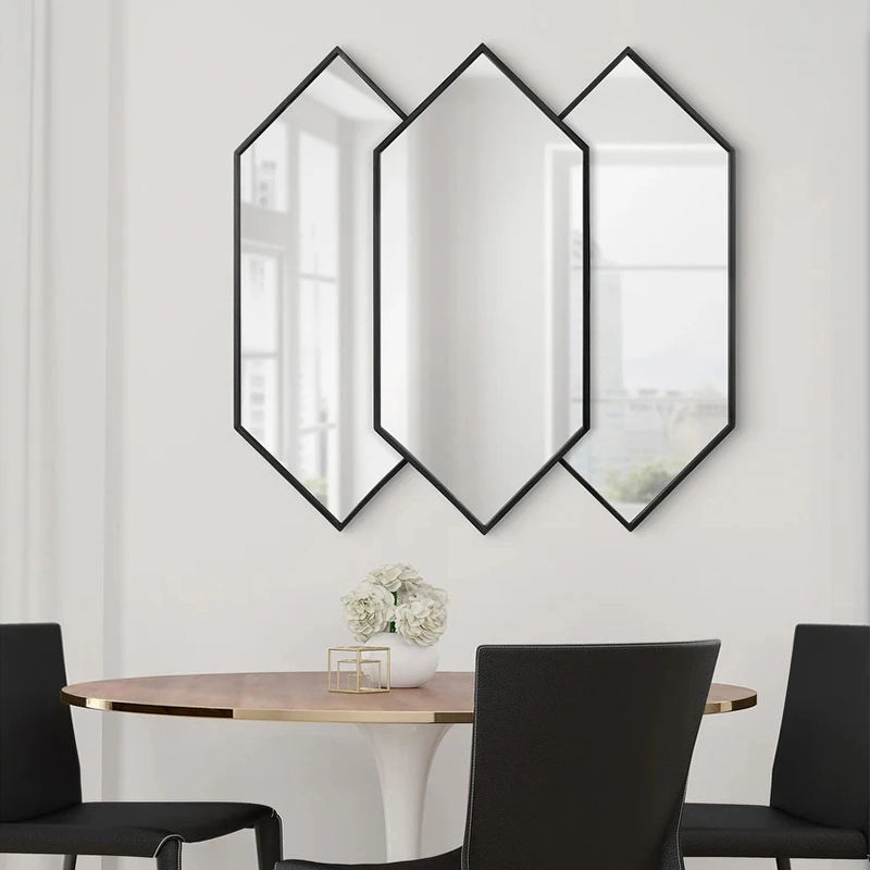 Decorative Glass Decor Mirror Arched Window Floor Mirror