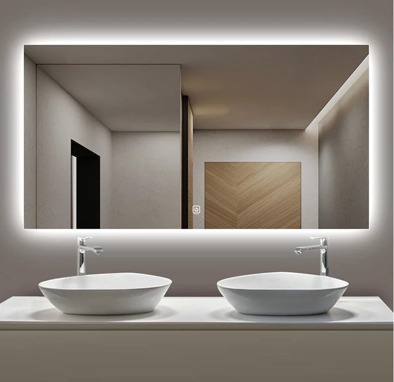 Bathroom Wall Mounted Decorative Furniture Table Vanity Make up Smart Bathroom LED Mirror Light