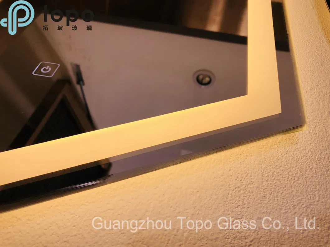 Anti-Fog LED Light Dimming Mirror for Hotel (MR-TP001)