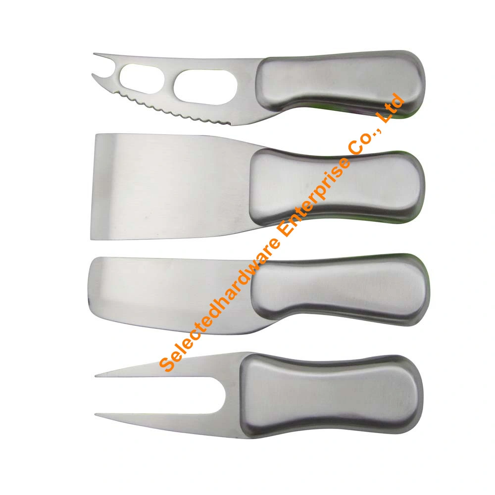 4PCS Stainless Steel Regular Cheese Knife and Fork Set