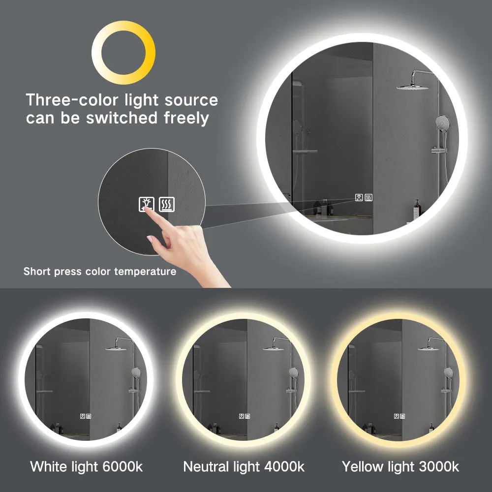 Wholesale Bathroom LED Smart Defogged High-End Five-Star Hotel Mirror