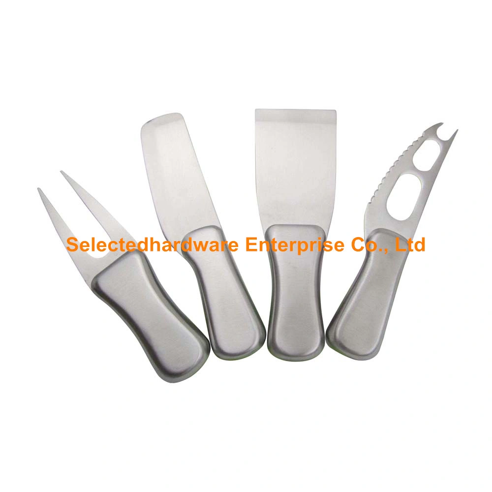 4PCS Stainless Steel Regular Cheese Knife and Fork Set