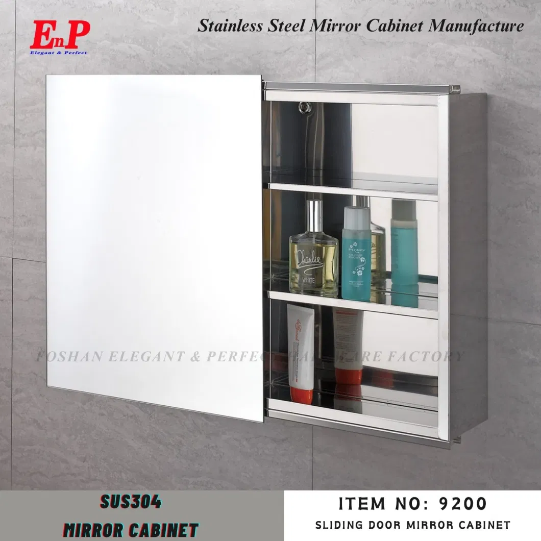 Enp Cheap Bathroom Mirror Storage Cabinets Wall Mounted Mirror Cabinet Medicine Cabinet