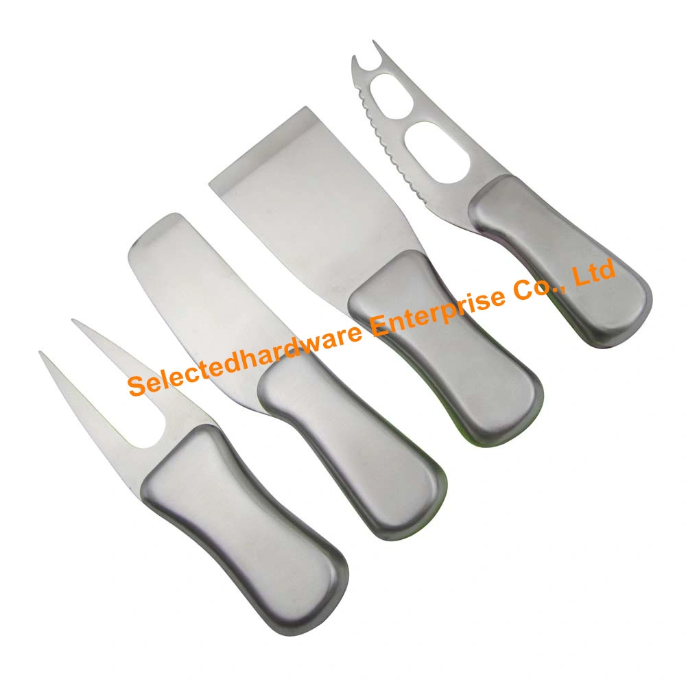4PCS Stainless Steel Regular Cheese Knife and Fork Set