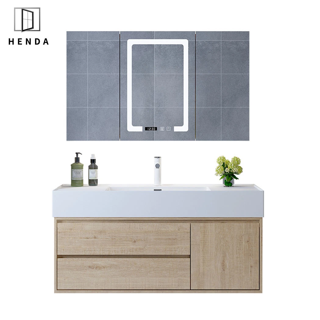 Aluminium&Wood&Stainless Steel Modern Mesa Bathroom Cabinet Waterproof