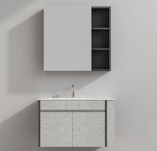 Modern Green Hotel Shower Room Bathroom Furniture Space Aluminium Bathroom Cabinet