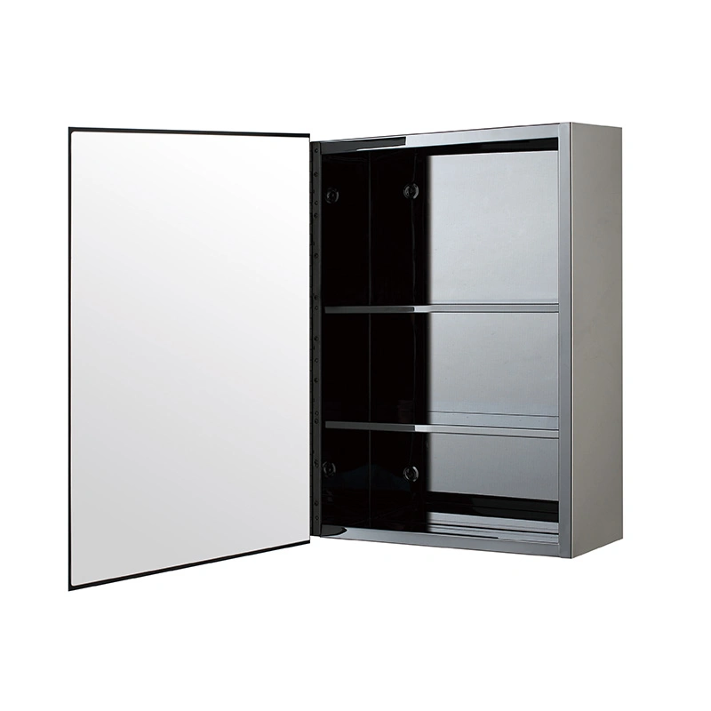 Contemporary Mirrored Bathroom Storage Vanity