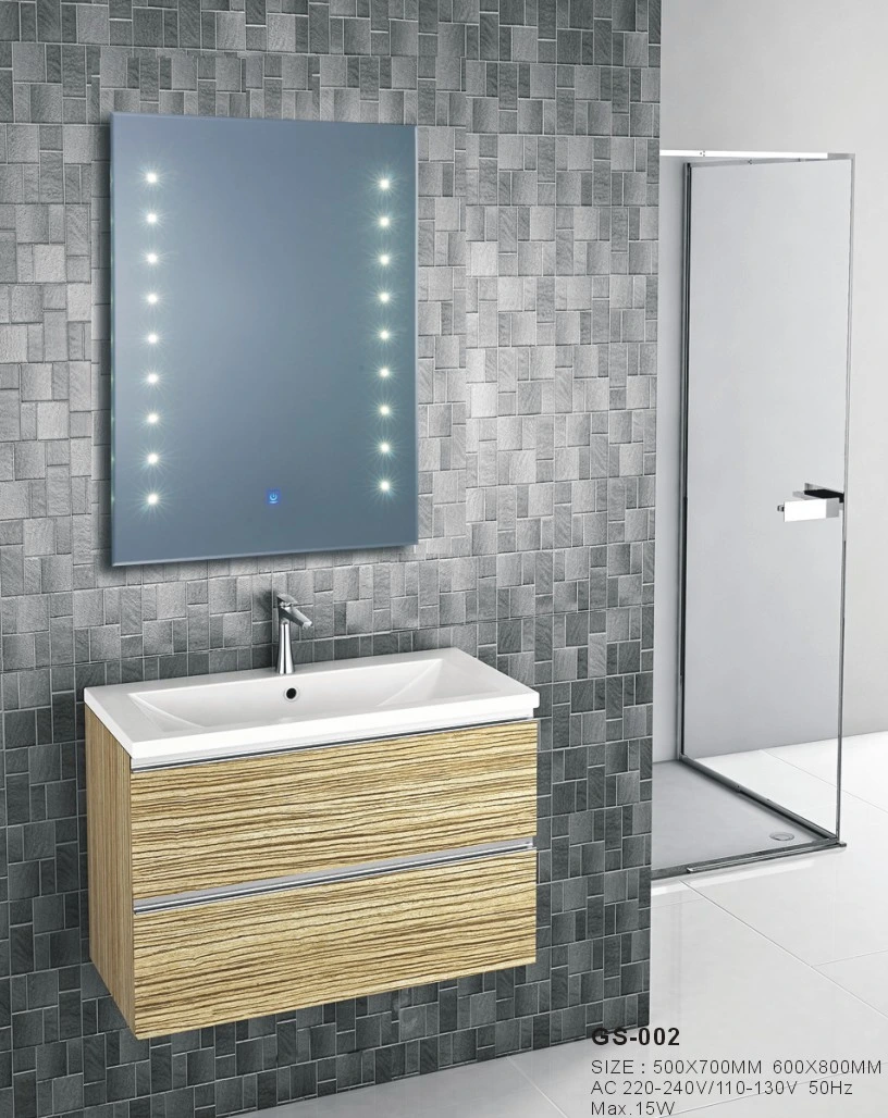 Vertical Rectangle Wall LED Triangle Small Clackroom Bath Room Smart Mirror