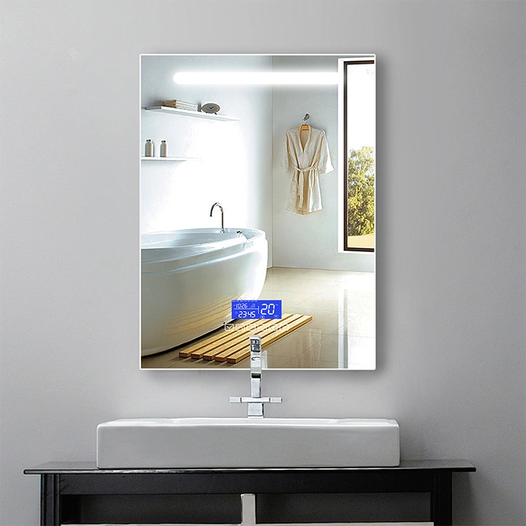 Smart LED Mirror for Home Decoration with Bluetooth and Touch Sensor