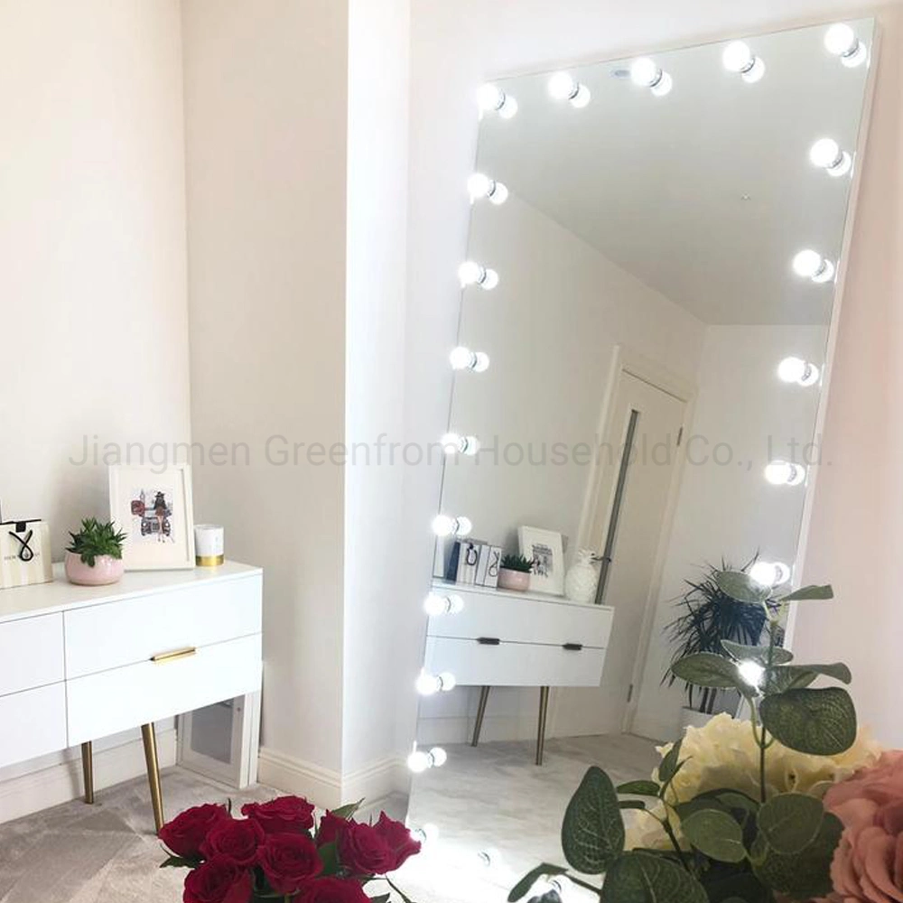 Full Length Standing Floor Hollywood Dressing Mirror with 22 LED Bulbs