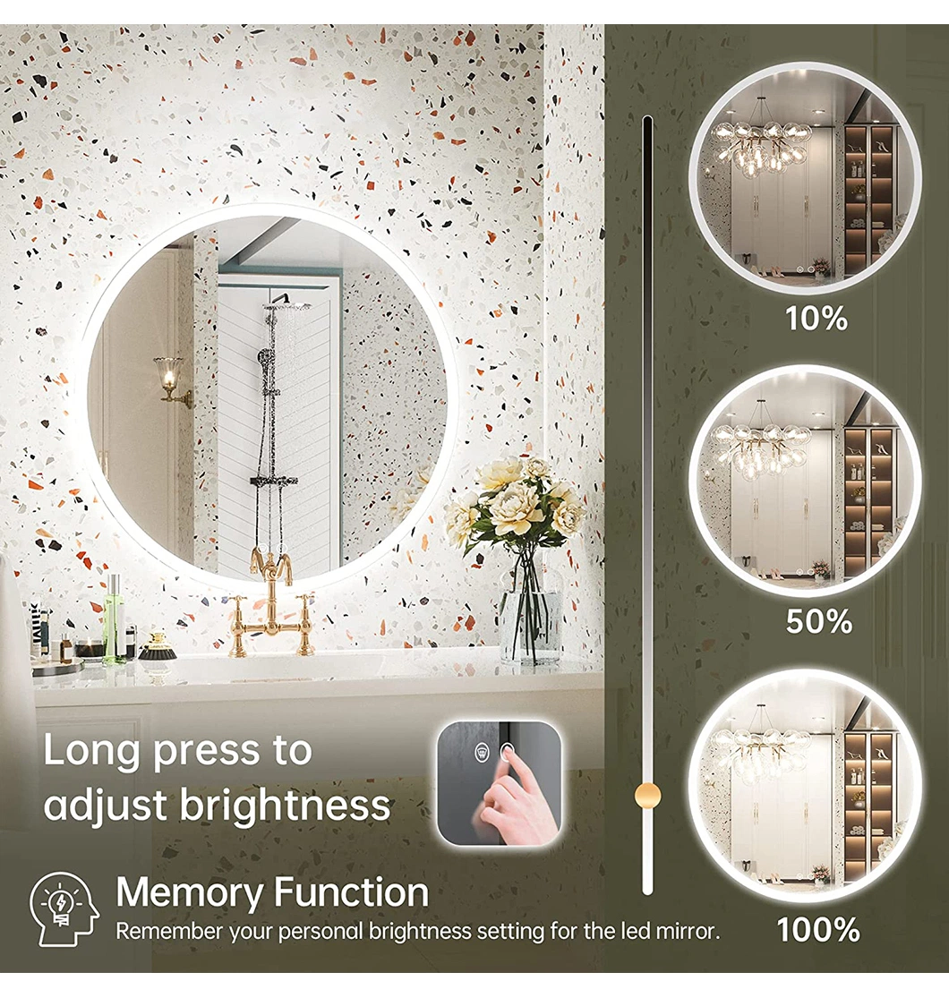 Factory Wholesale Standing Mirror Luxury Large Floor Mirror Square Round Full Length Mirror for Bridal Shop