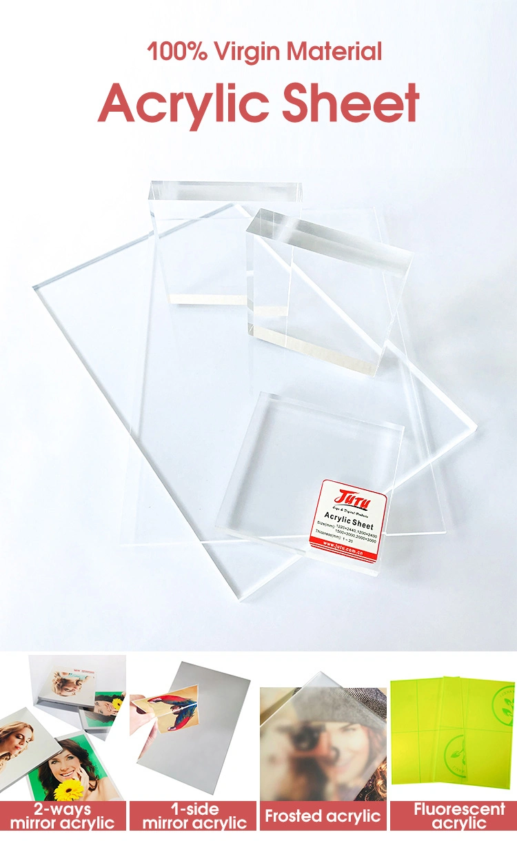 Mirror, Colored, and Customized Good-Electrical Insulation Acrylic Plastic Plexi Panel for Walls