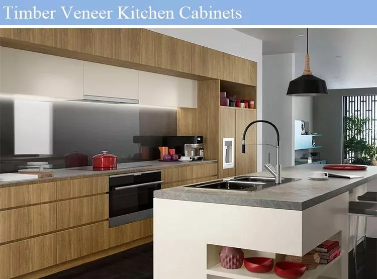 Kitchen Furniture Customized Solid Wood Kitchen Cabinet with Factory Price