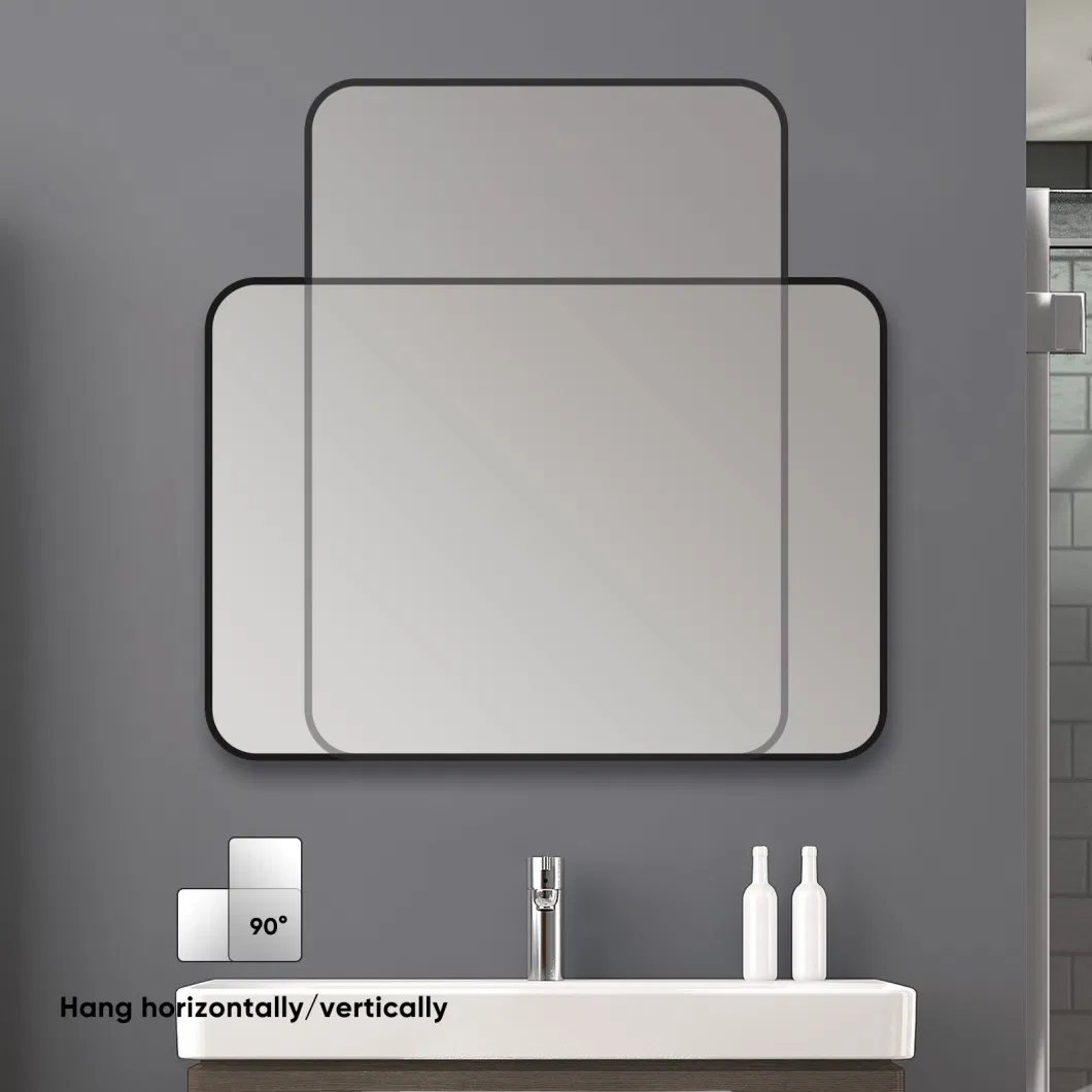 Wholesale Cheap Price Bathroom Vanity Furniture Decorative Wall Mounted Glass Mirror