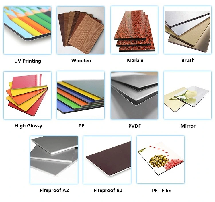Reliable Price High Quality Mirror Aluminum Composite Panels Sheet for Exterior Wall Cladding