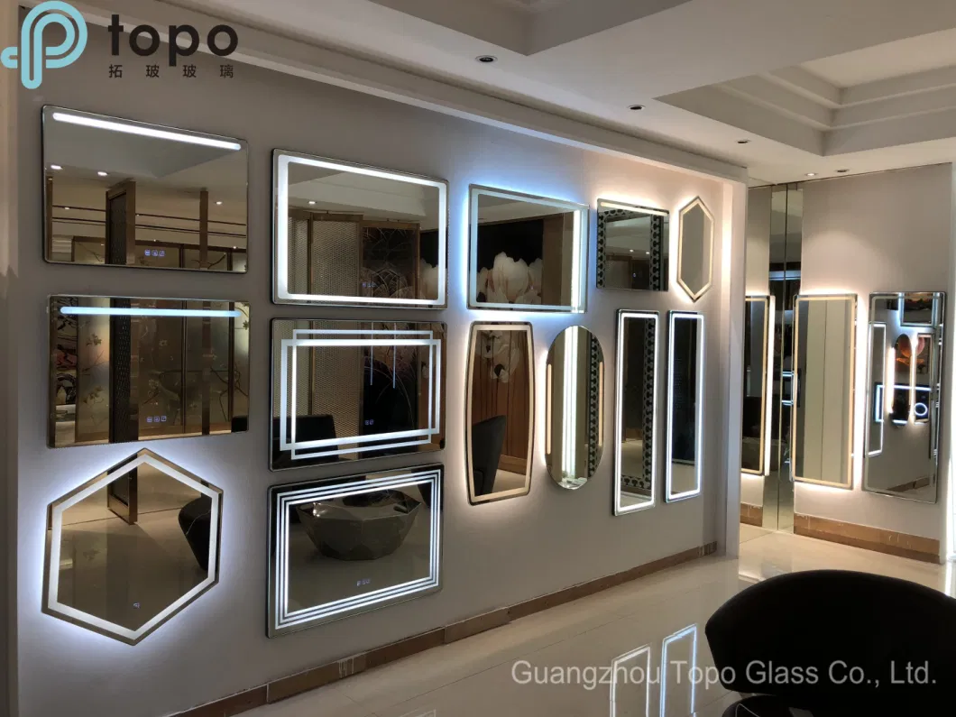 Anti-Fog LED Light Dimming Mirror for Hotel (MR-TP001)