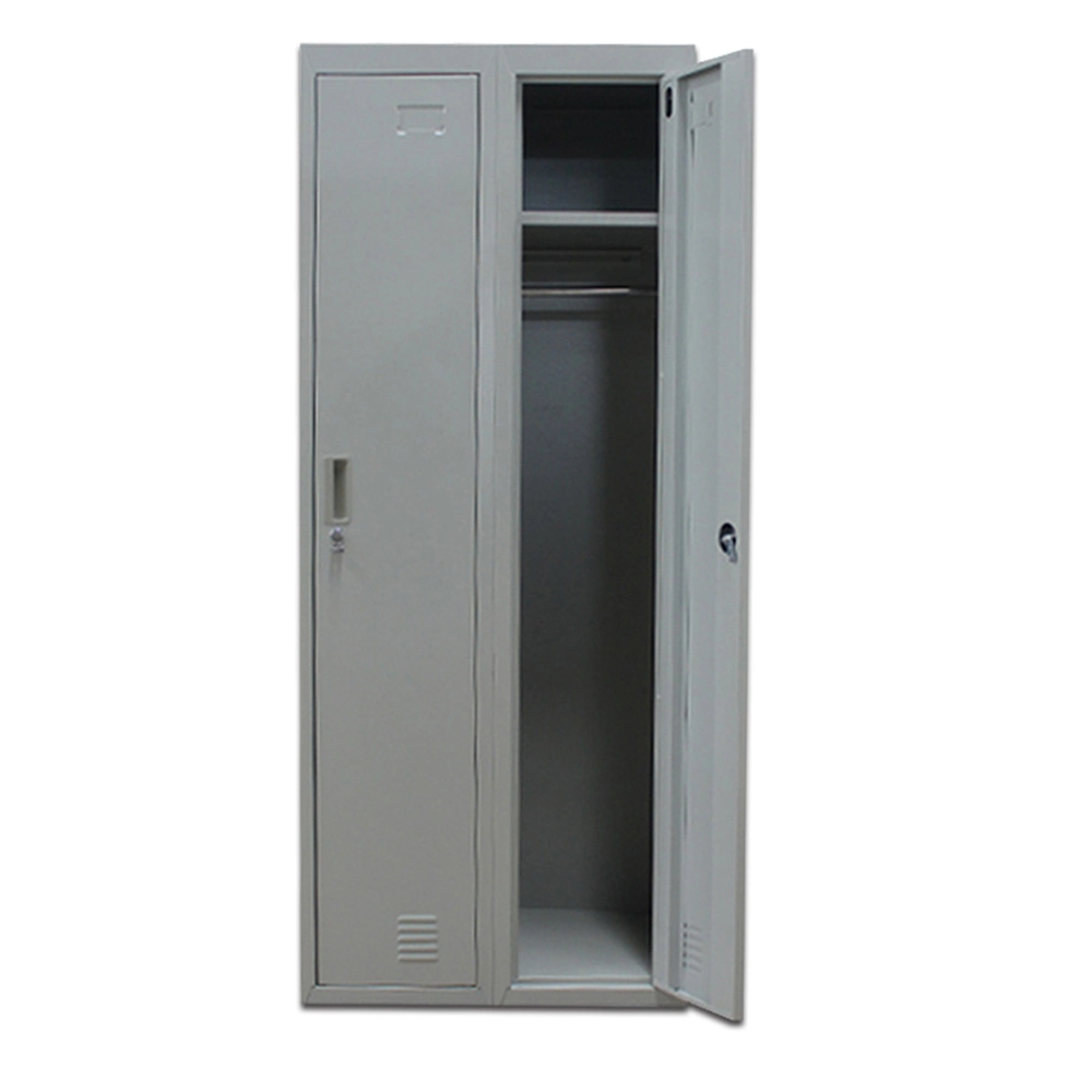 Double Color Storage Bedroom Furniture Small Metal Wardrobe Closet