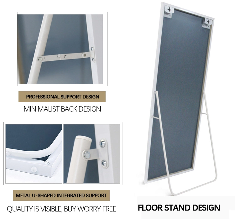 Hot Sale PS Framed Full Length Standing Floor Dressing Mirror