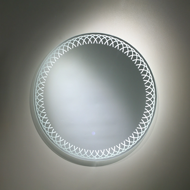 China Factory OEM ODM New Bathroom LED Mirror Wall Cosmetic Lighted Glass Mirror