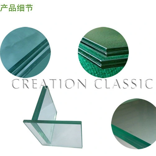 Tempered Extra Clear Float Glass Laminated Glass with SGS