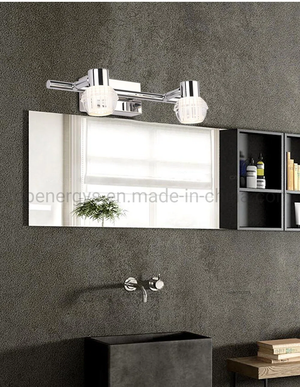 LED Vanity Light Bathroom Lamp Bedroom Makeup Mirror Lights Stainless Steel Acrylic Waterproof Wall Lighting 32cm 54cm