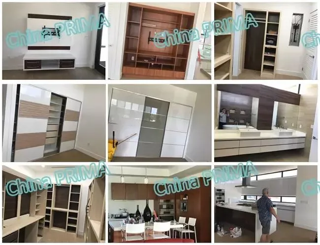 Kitchen Furniture Customized Solid Wood Kitchen Cabinet with Factory Price