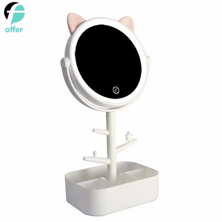 LED Vanity Makeup Mirror with Lights Table Lamp &amp; Cosmetic Mirror