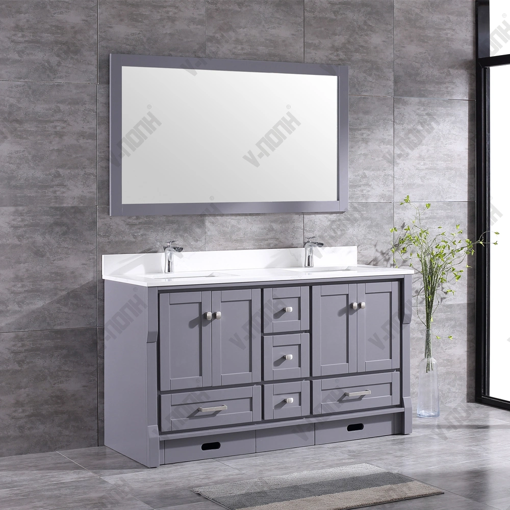 Bathroom Free Standing Storage Vanity Cabinets with Tops