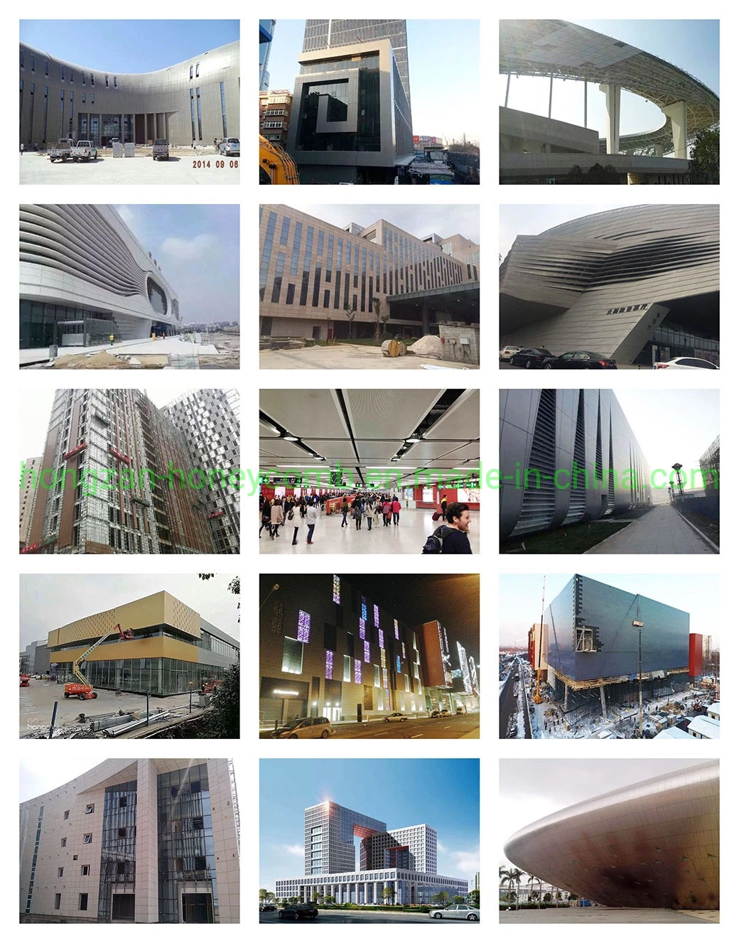 Stainless Steel Mirror Aluminum Composite Panels for Building Exterior Wall Cladding