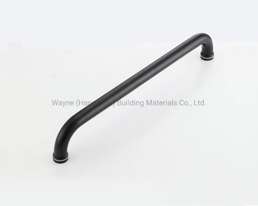 304 Stainless Steel Door Glass Handle Bathroom Toilet Handle Shower Room Push Pull Handle