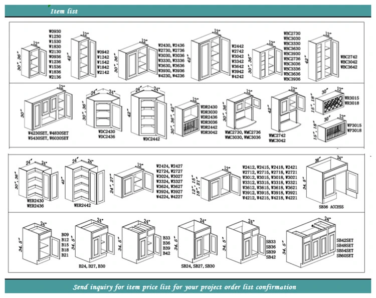 Plywood MDF Base Wall Modern Kitchen Cabinets Malaysia Manufacturer