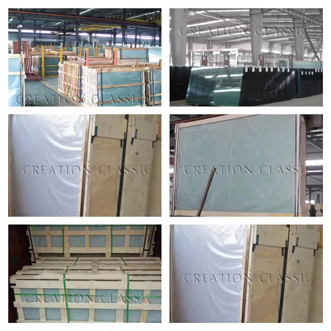 Tempered Extra Clear Float Glass Laminated Glass with SGS
